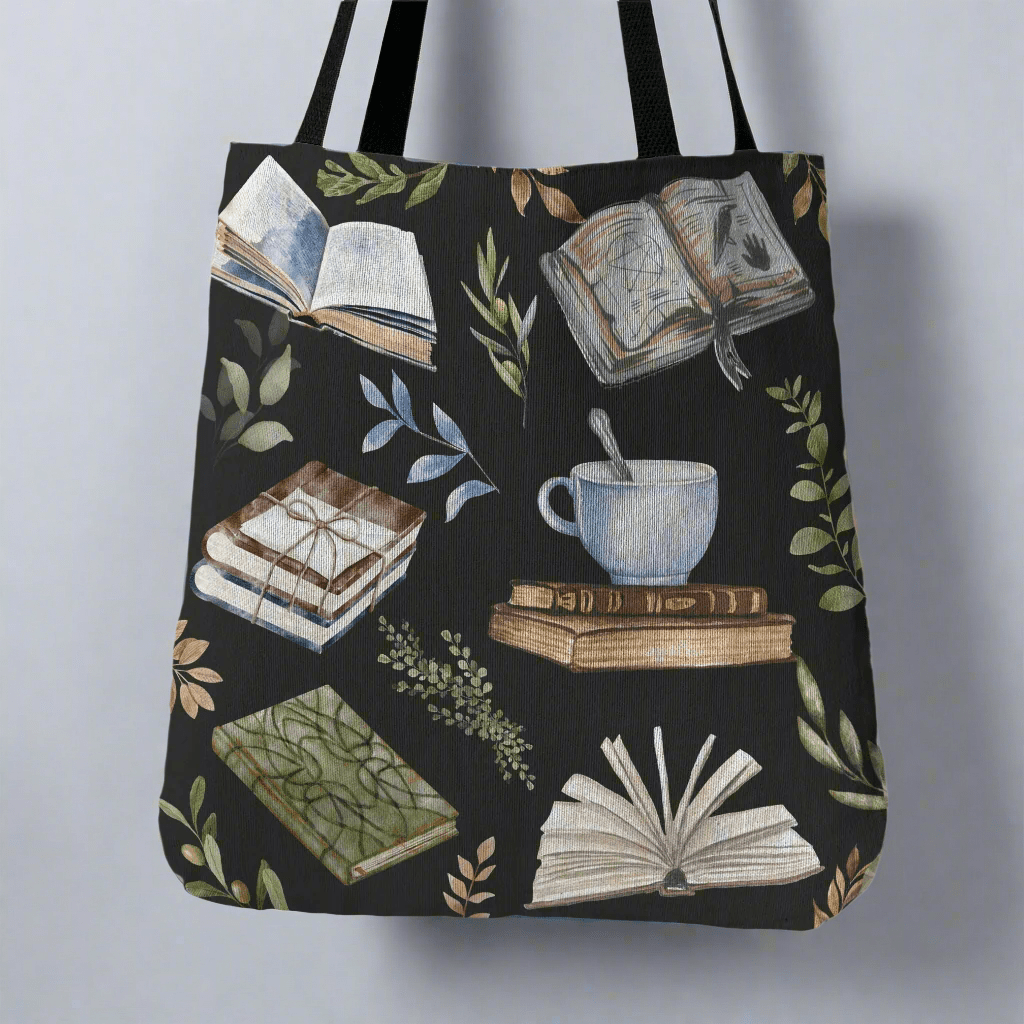 Literary Spell Woven Tapestry Tote – For Book Lovers & Dreamers - Offbeat Opulence