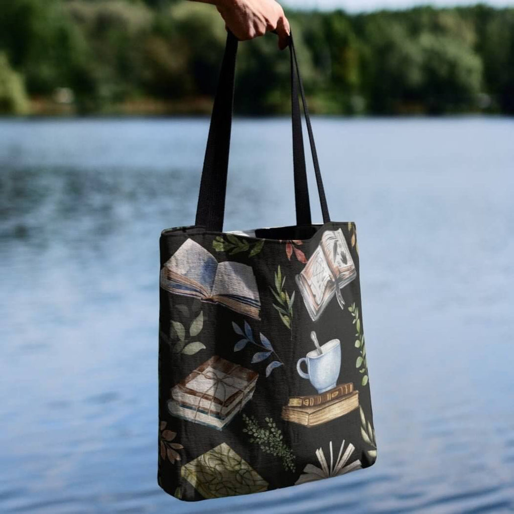Literary Spell Woven Tapestry Tote – For Book Lovers & Dreamers-Offbeat Opulence