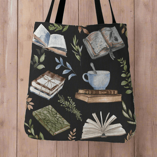 Literary Spell Woven Tapestry Tote – For Book Lovers & Dreamers - Offbeat Opulence