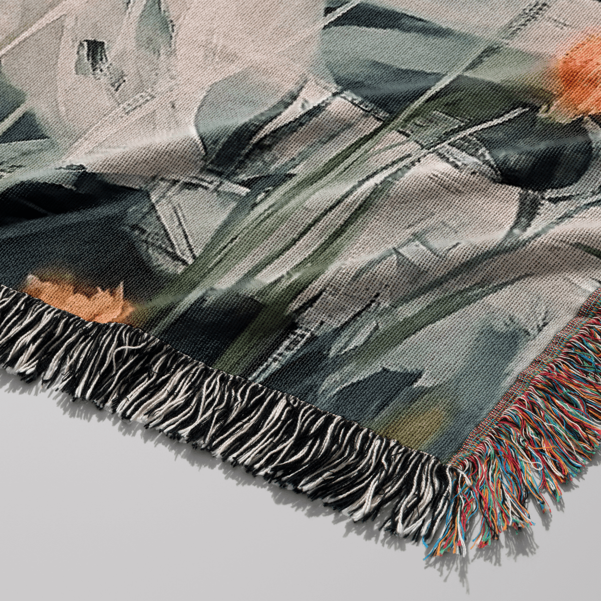 Manon & Abraxos Wildflower Woven Blanket – A Tribute to Loyalty, Strength, and Softness-Offbeat Opulence