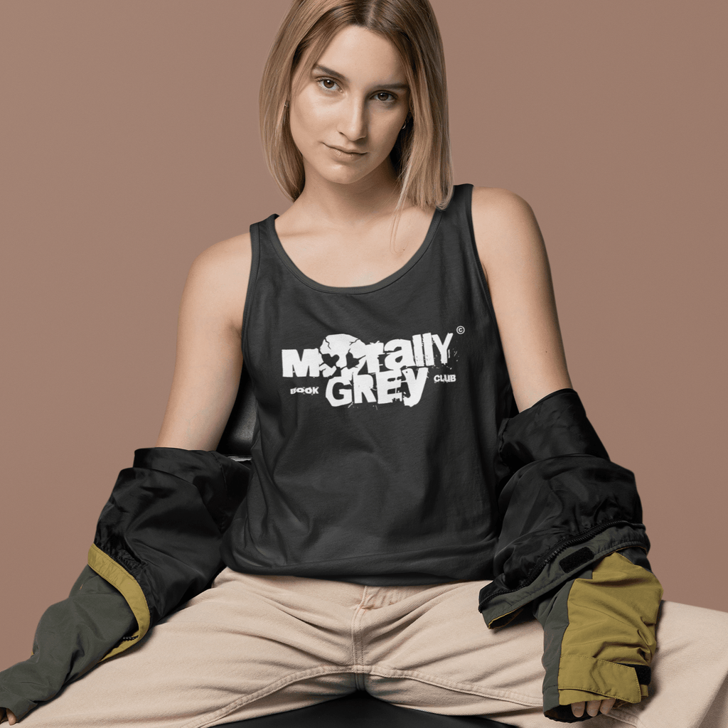 Morally Grey Book Club Tank Top – Dark Romance Summer Staple - Offbeat Opulence