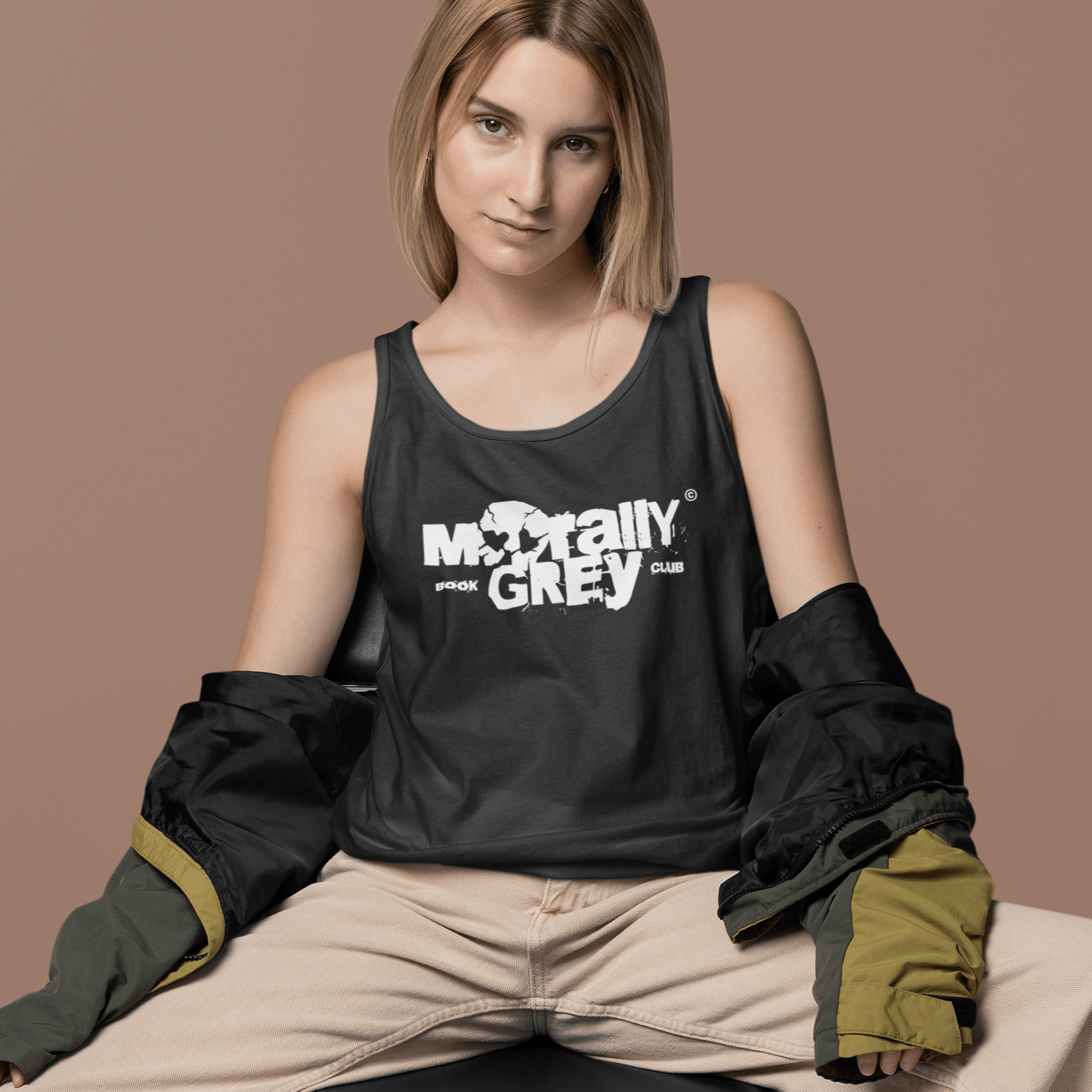 Morally Grey Book Club Tank Top – Dark Romance Summer Staple - Offbeat Opulence