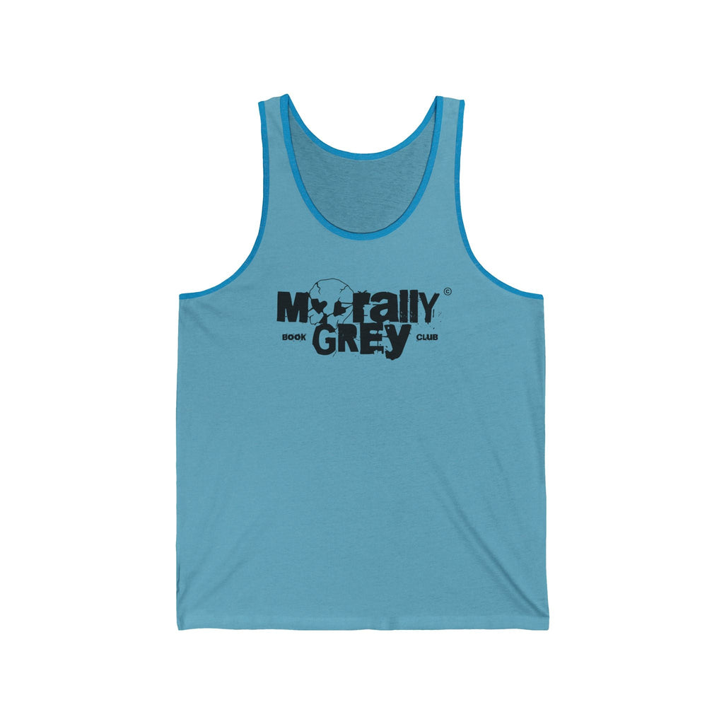 Morally Grey Book Club Tank Top – Dark Romance Summer Staple - Offbeat Opulence