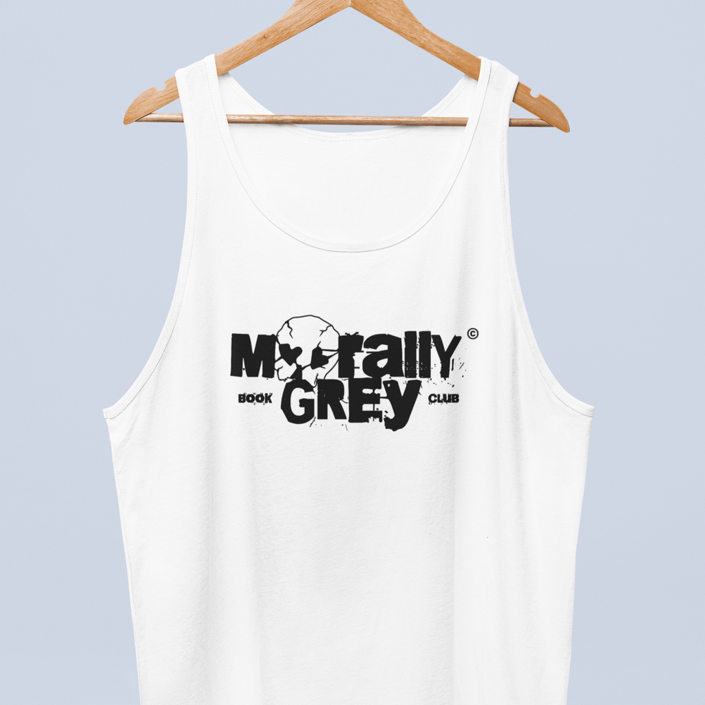 Morally Grey Book Club Tank Top – Dark Romance Summer Staple - Offbeat Opulence
