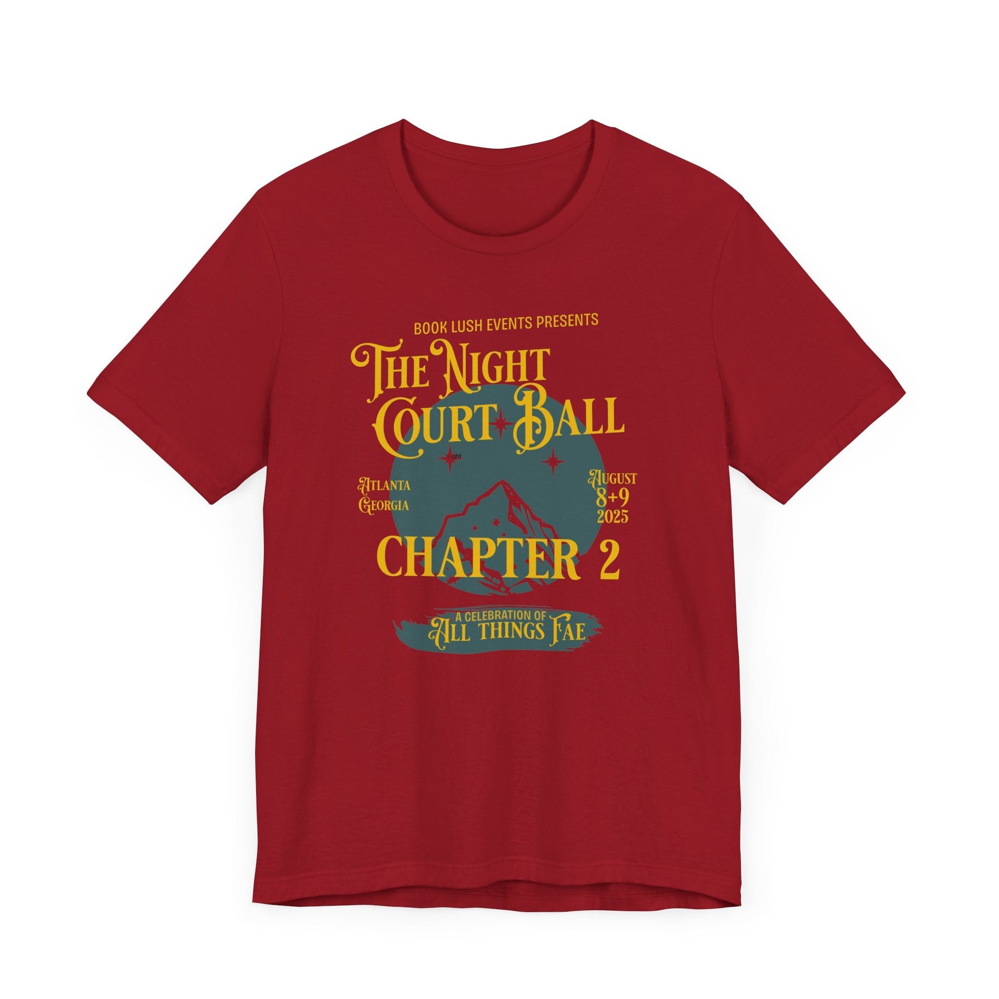 Night Court Ball: Chapter 2 Tee – Fantasy Music Festival Poster Style - Offbeat Opulence