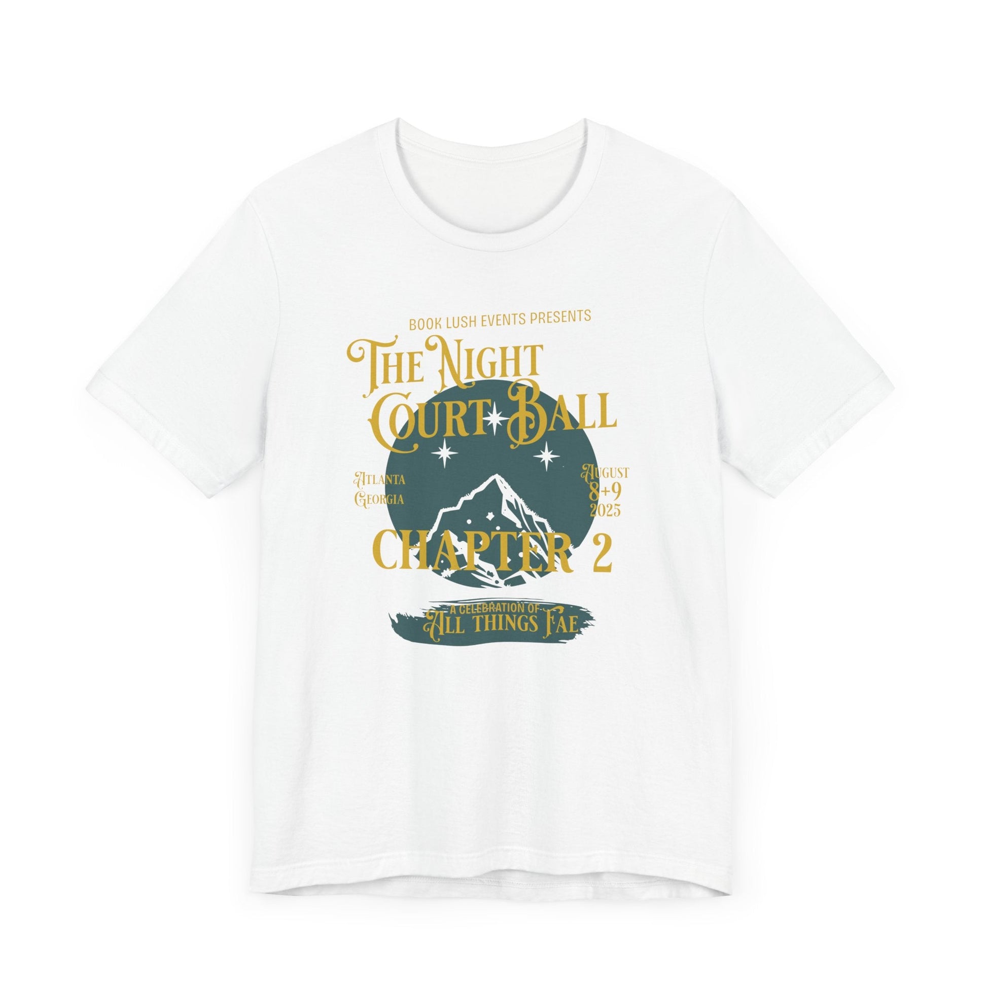 Night Court Ball: Chapter 2 Tee – Fantasy Music Festival Poster Style - Offbeat Opulence