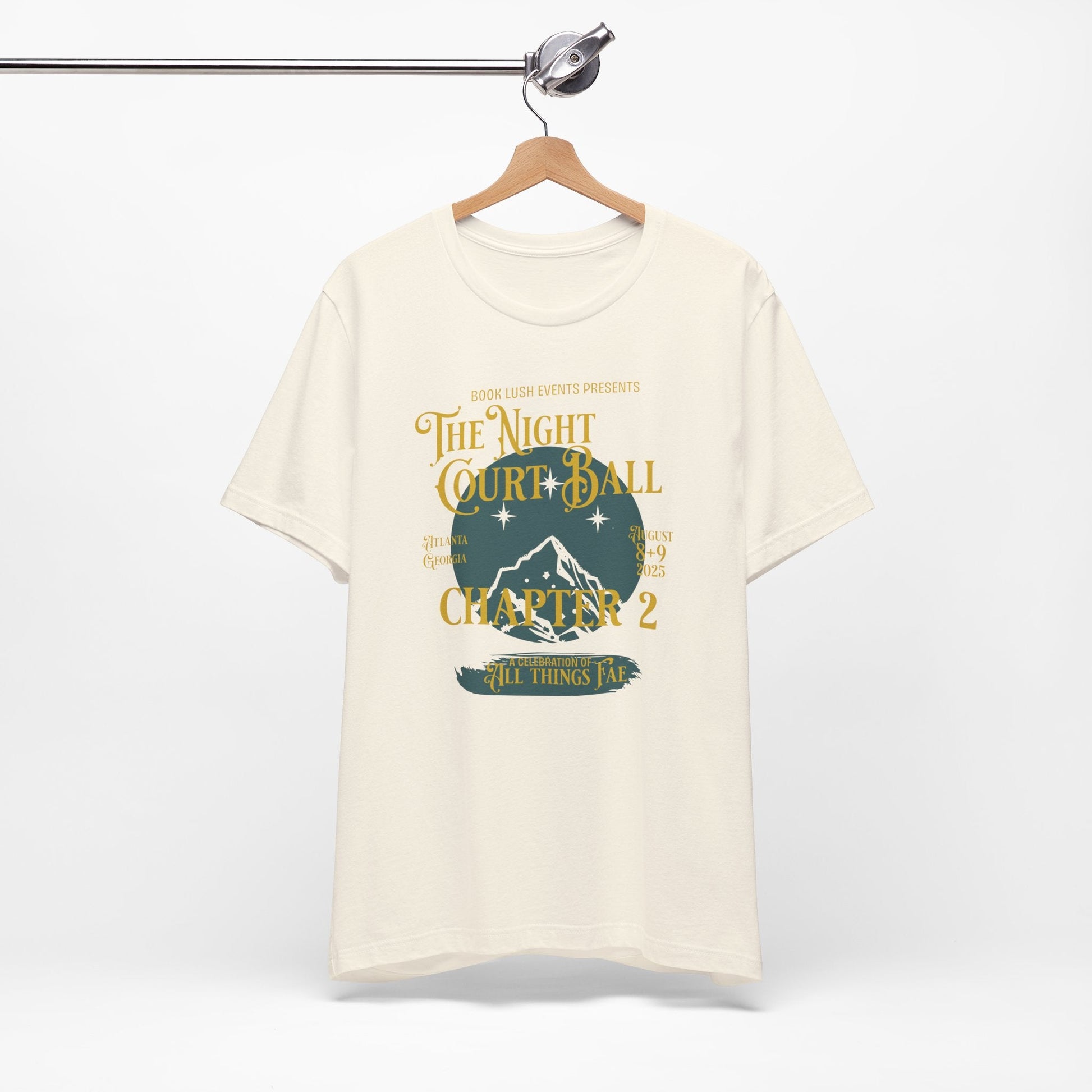 Night Court Ball: Chapter 2 Tee – Fantasy Music Festival Poster Style - Offbeat Opulence