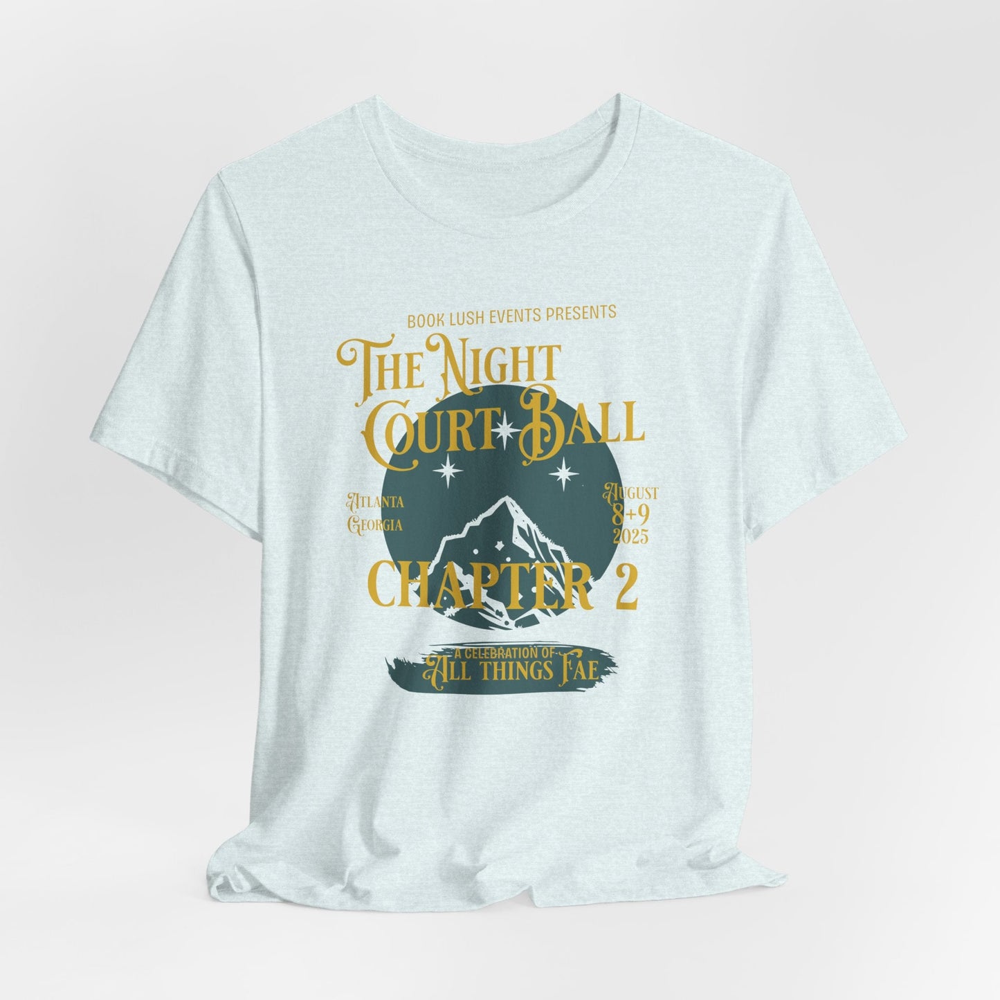 Night Court Ball: Chapter 2 Tee – Fantasy Music Festival Poster Style - Offbeat Opulence