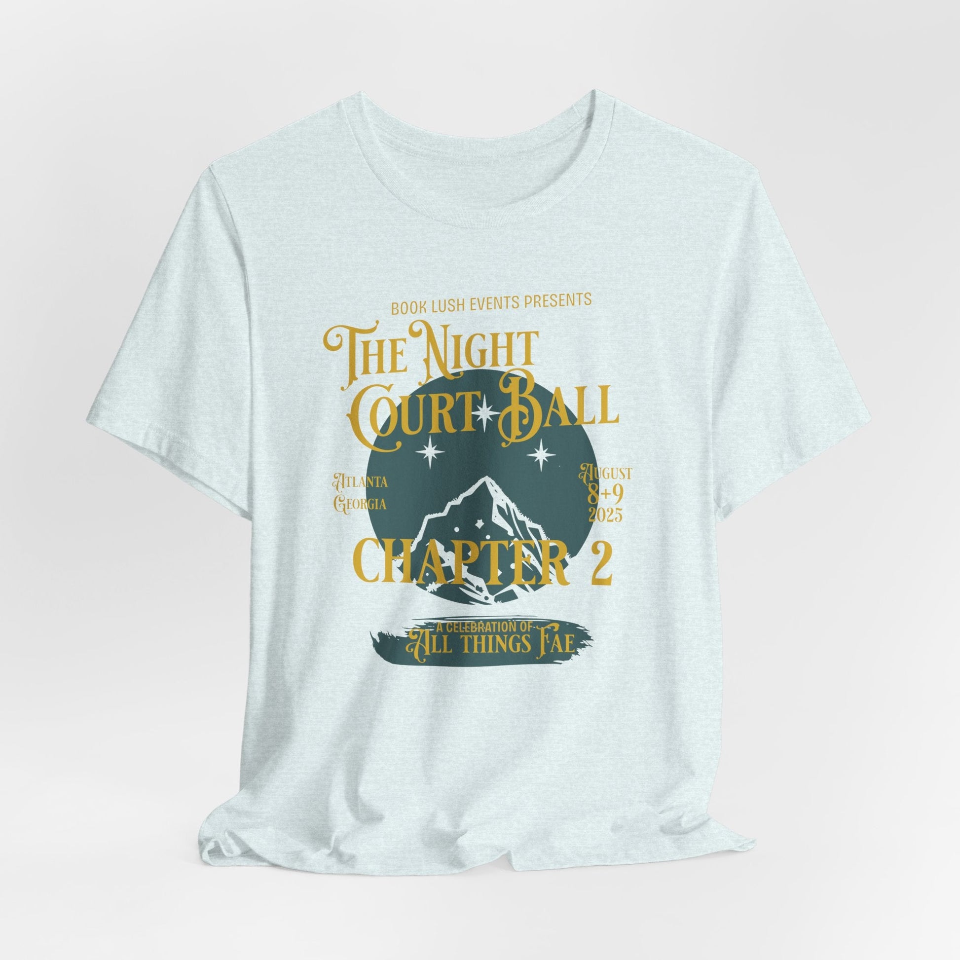 Night Court Ball: Chapter 2 Tee – Fantasy Music Festival Poster Style - Offbeat Opulence