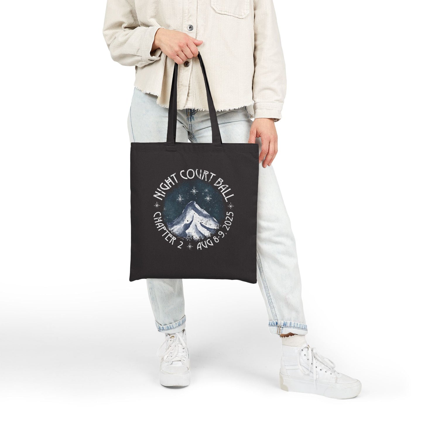 Night Court Ball: Chapter 2 Tote – Retro Fantasy Tour Design (Double - Sided) - Offbeat Opulence