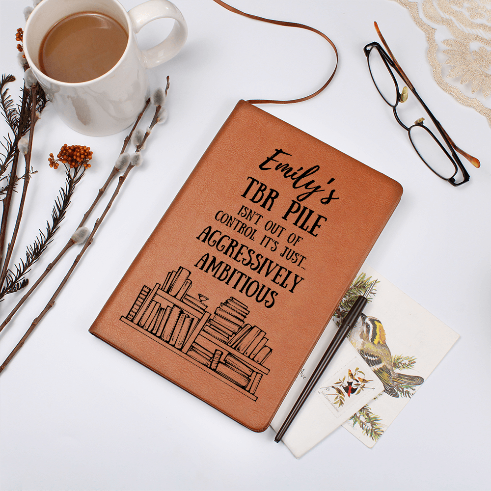 Personalized Aggressively Ambitious TBR Journal-Offbeat Opulence
