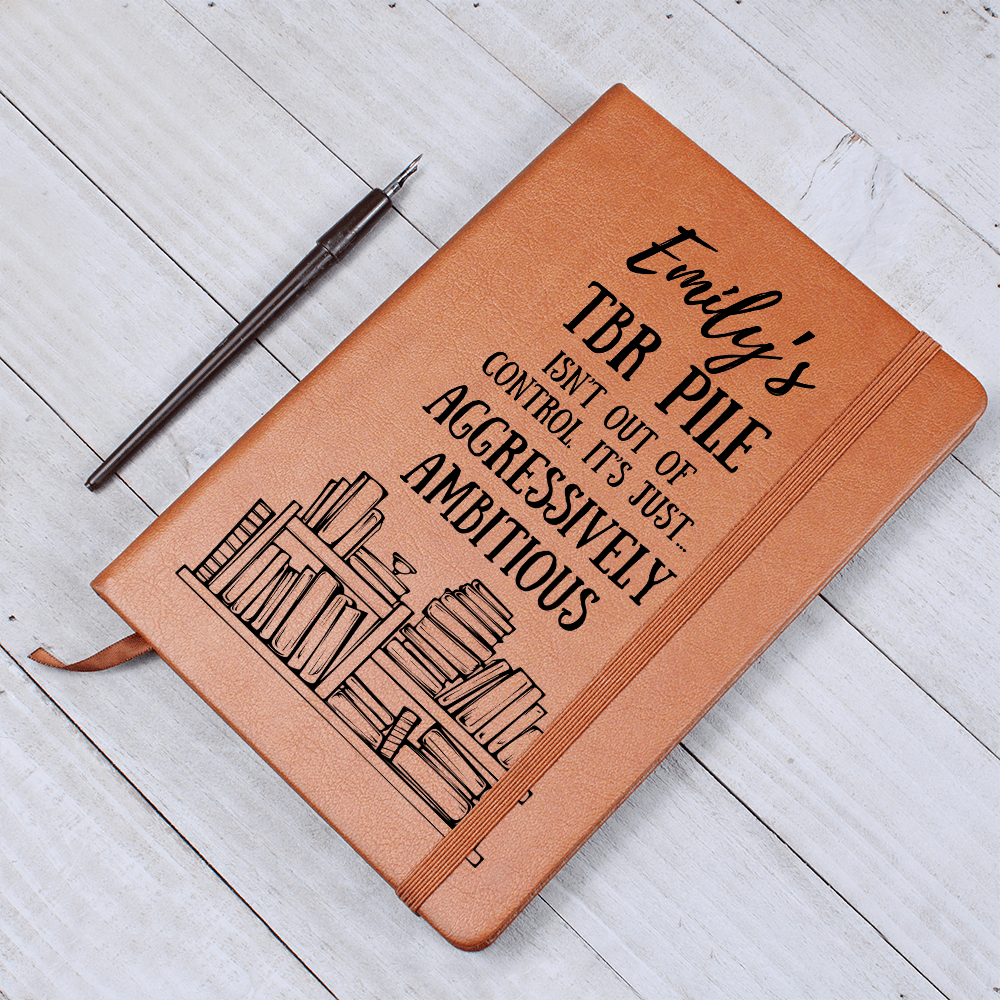 Personalized Aggressively Ambitious TBR Journal-Offbeat Opulence