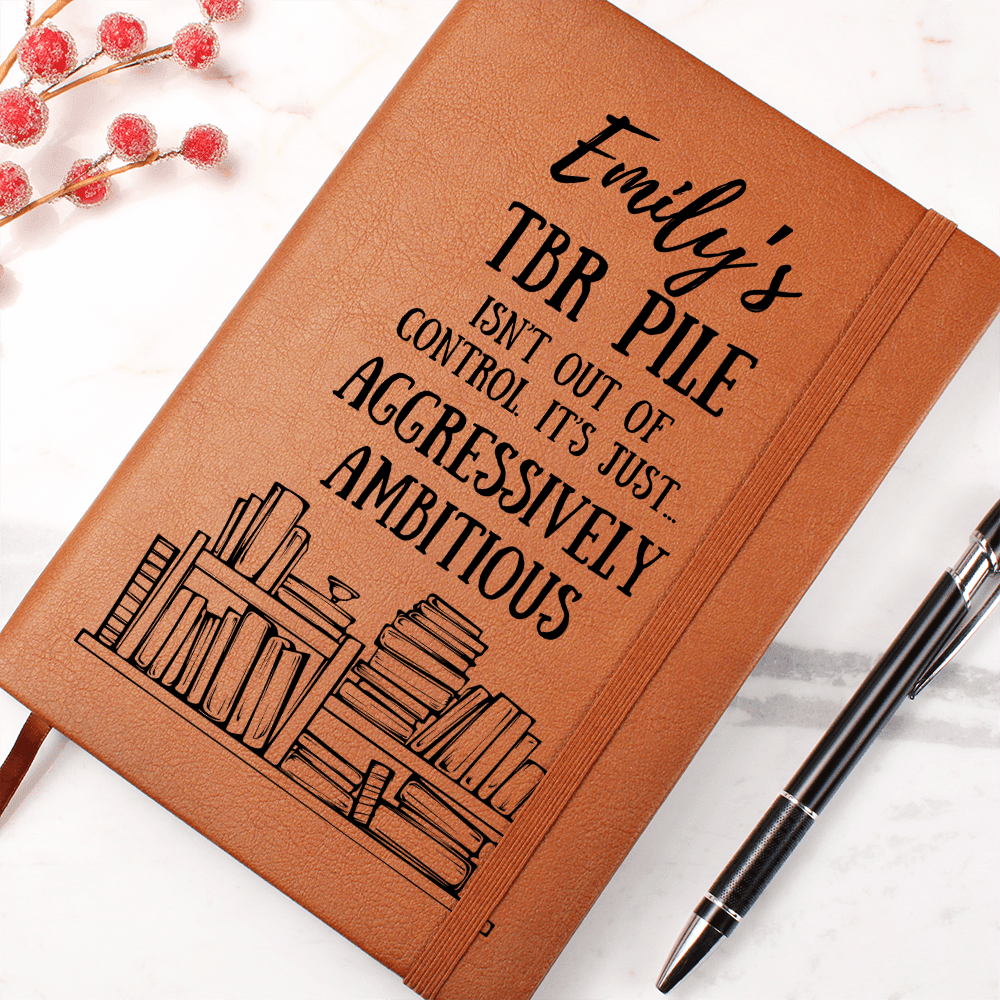 Personalized Aggressively Ambitious TBR Journal-Offbeat Opulence