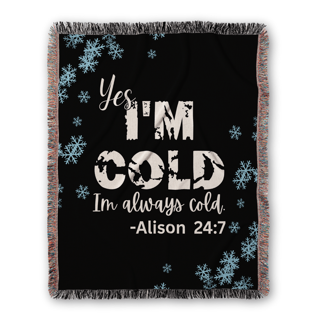 Personalized Always Cold Blanket – A Snuggly Statement for Perpetually Chilly Souls - Offbeat Opulence