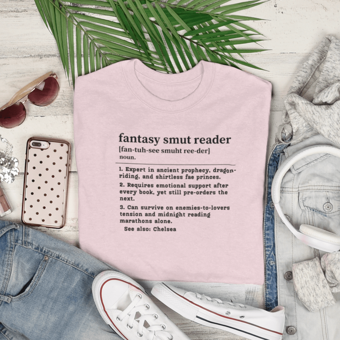 Personalized Fantasy Smut Reader definition t-shirt - Offbeat Opulence