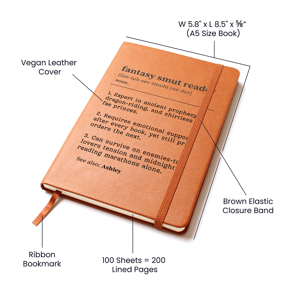 Personalized Fantasy Smut Reader Journal – A Notebook for the Ultimate Book Addict-Offbeat Opulence