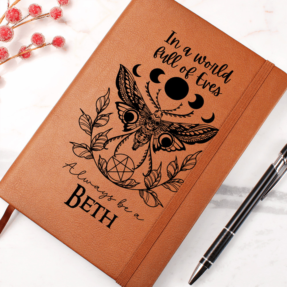 Personalized Rebellious Lilith Journal – A Notebook for the Unapologetic-Offbeat Opulence