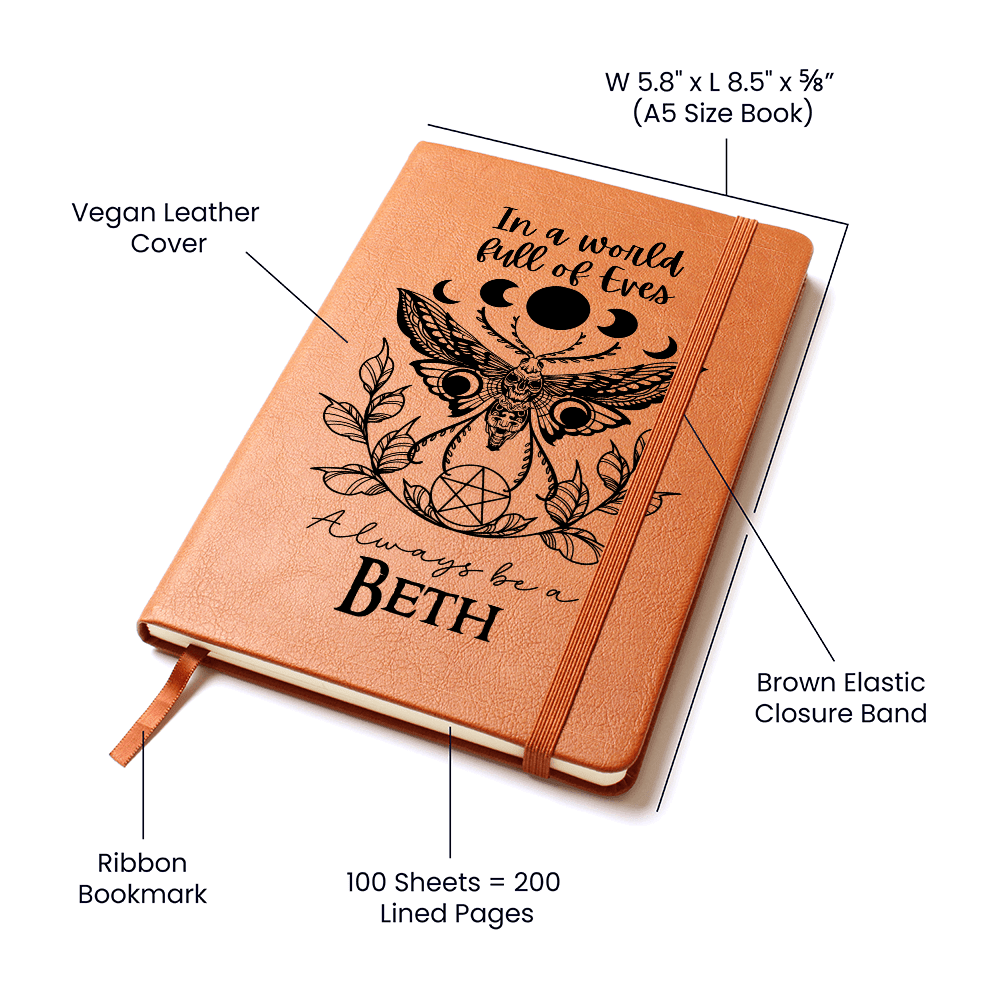 Personalized Rebellious Lilith Journal – A Notebook for the Unapologetic-Offbeat Opulence