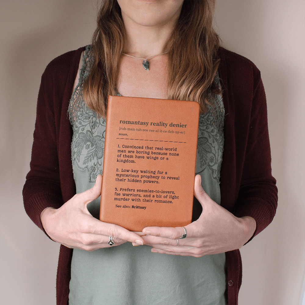 Personalized Romantasy Reality Denier Journal – A Bookish Escape for Fantasy Romance Lovers-Offbeat Opulence