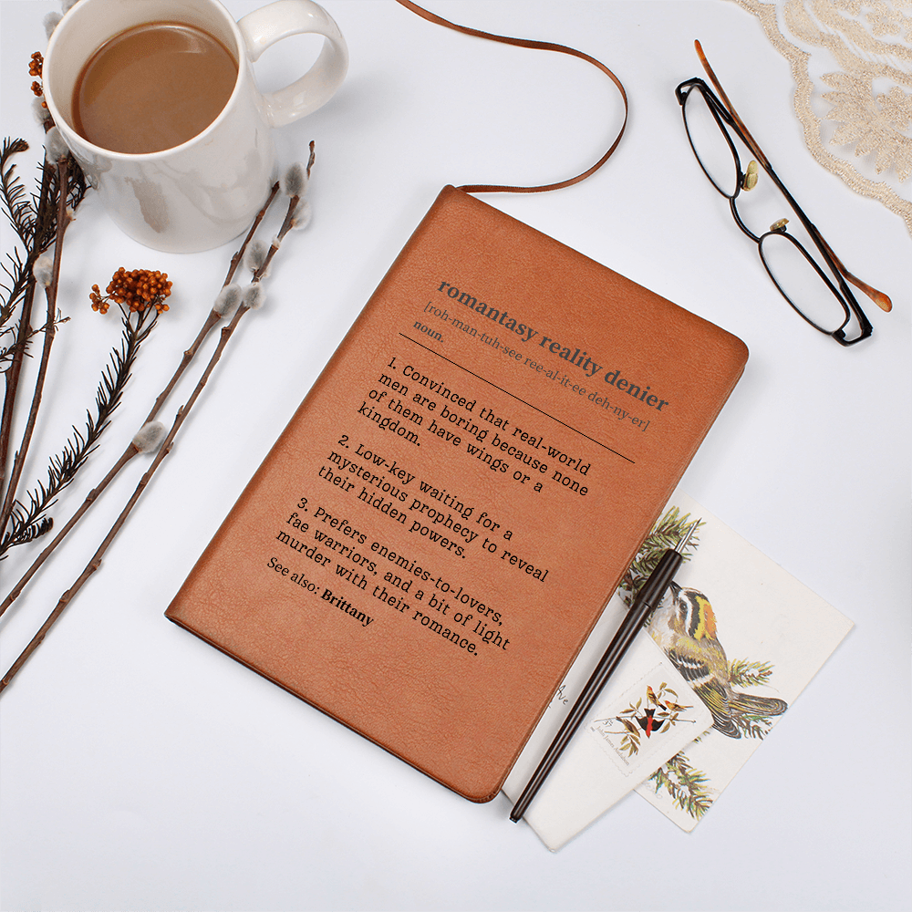 Personalized Romantasy Reality Denier Journal – A Bookish Escape for Fantasy Romance Lovers-Offbeat Opulence