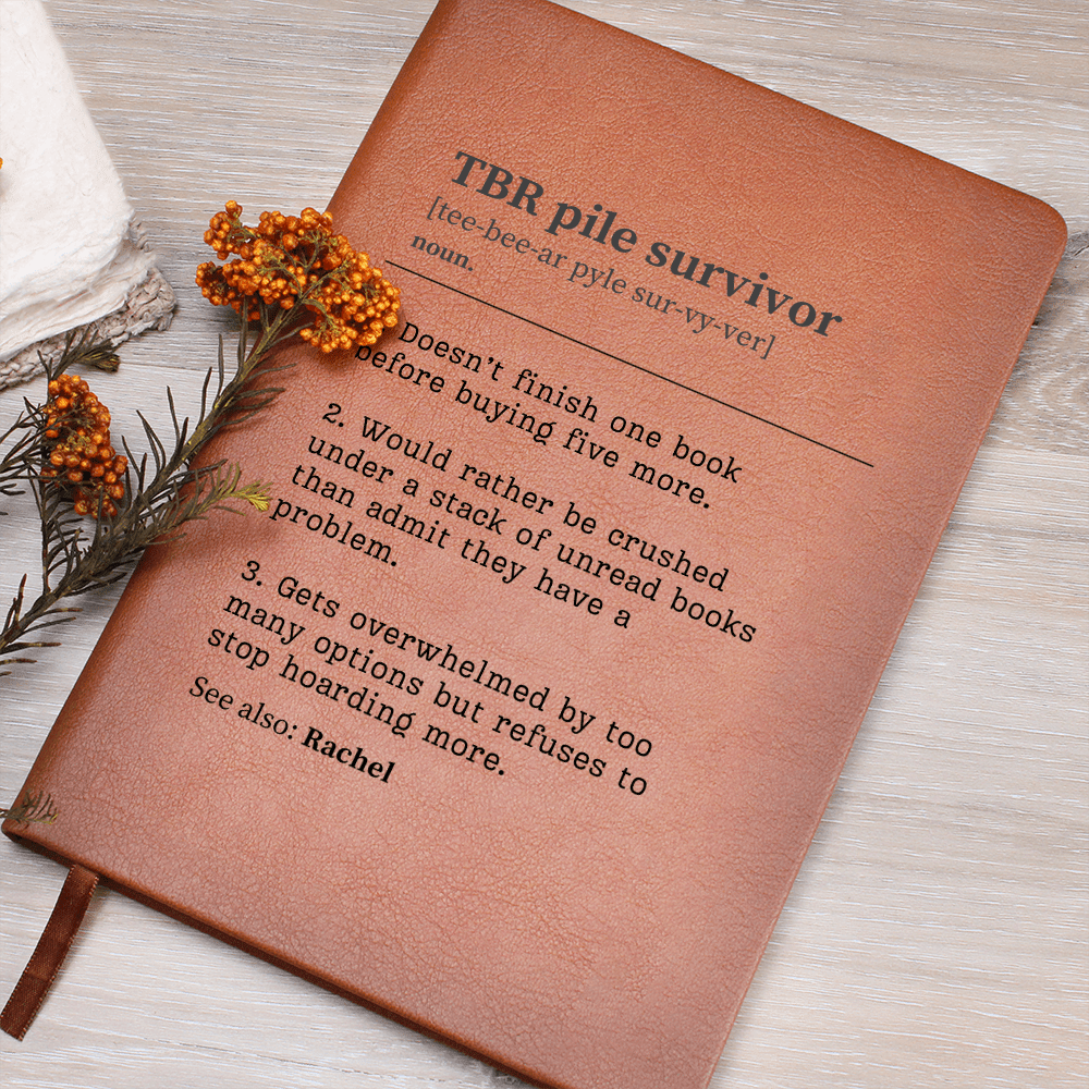 Personalized TBR Pile Survivor Journal – For the Hopeless Book Hoarder-Offbeat Opulence