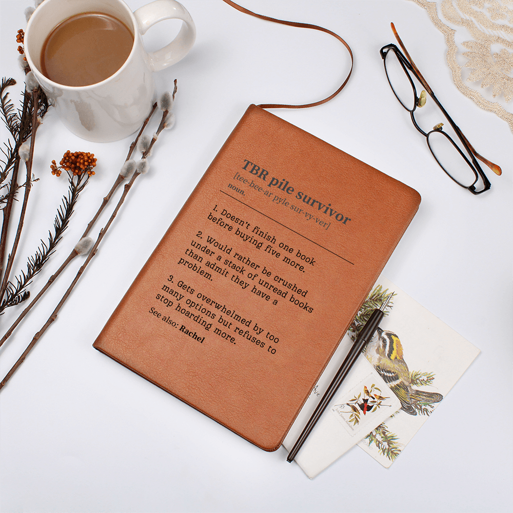 Personalized TBR Pile Survivor Journal – For the Hopeless Book Hoarder-Offbeat Opulence
