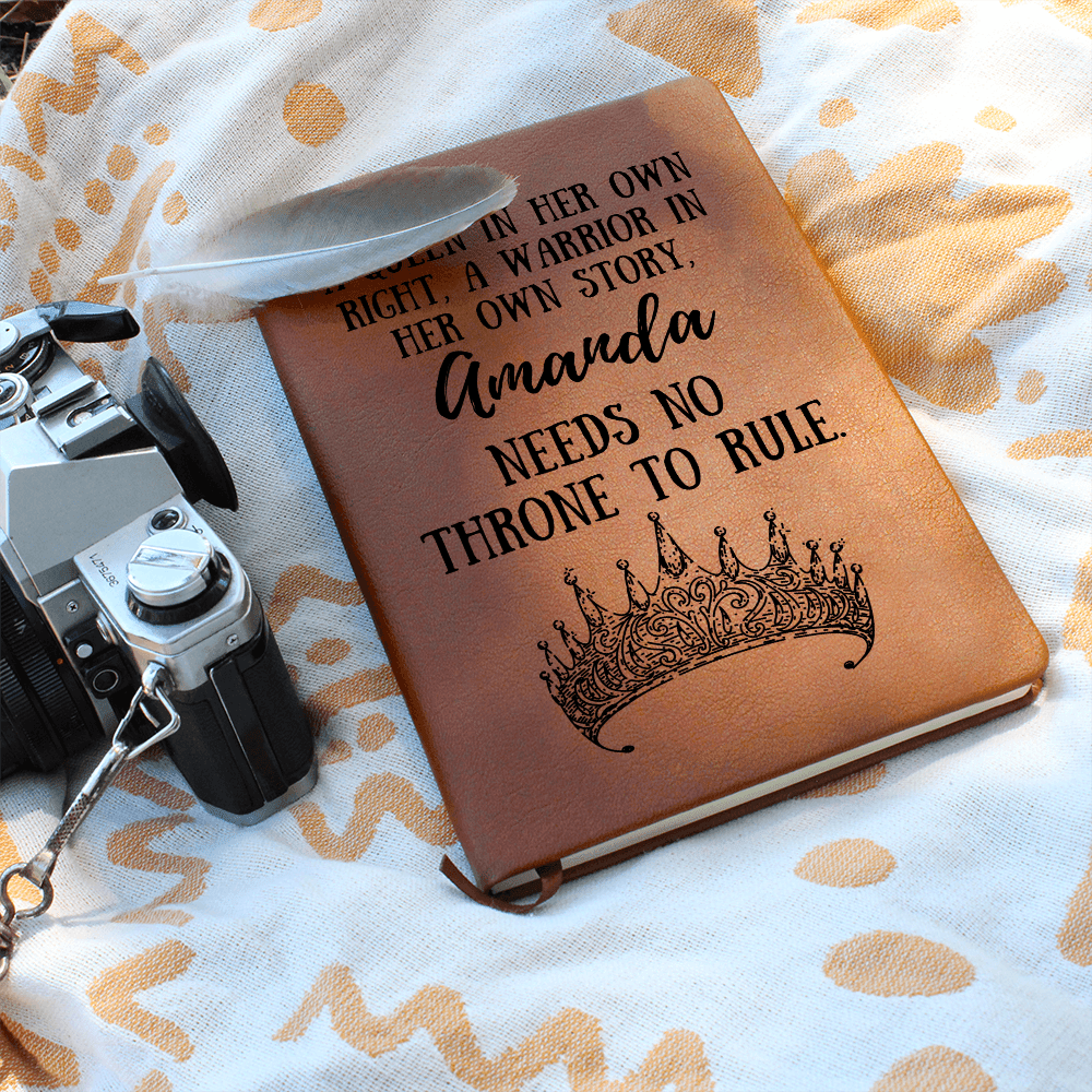 Personalized Warrior Queen Journal – A Throne-Free Rule-Offbeat Opulence