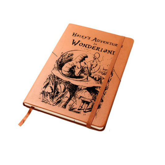 Personalized Wonderland Caterpillar Journal – Your Story, Your Adventure - Offbeat Opulence