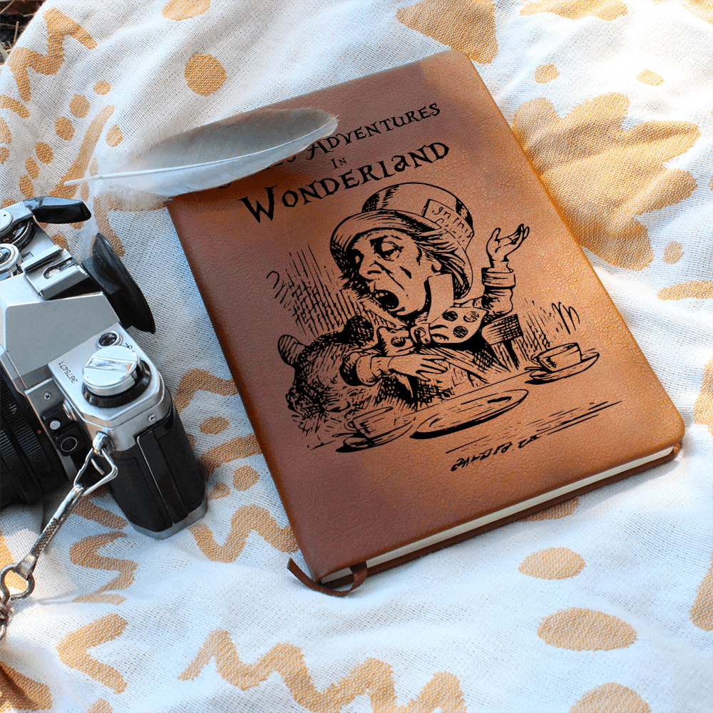 Personalized Wonderland Mad Hatter Journal – A Curious Companion for Your Thoughts-Offbeat Opulence