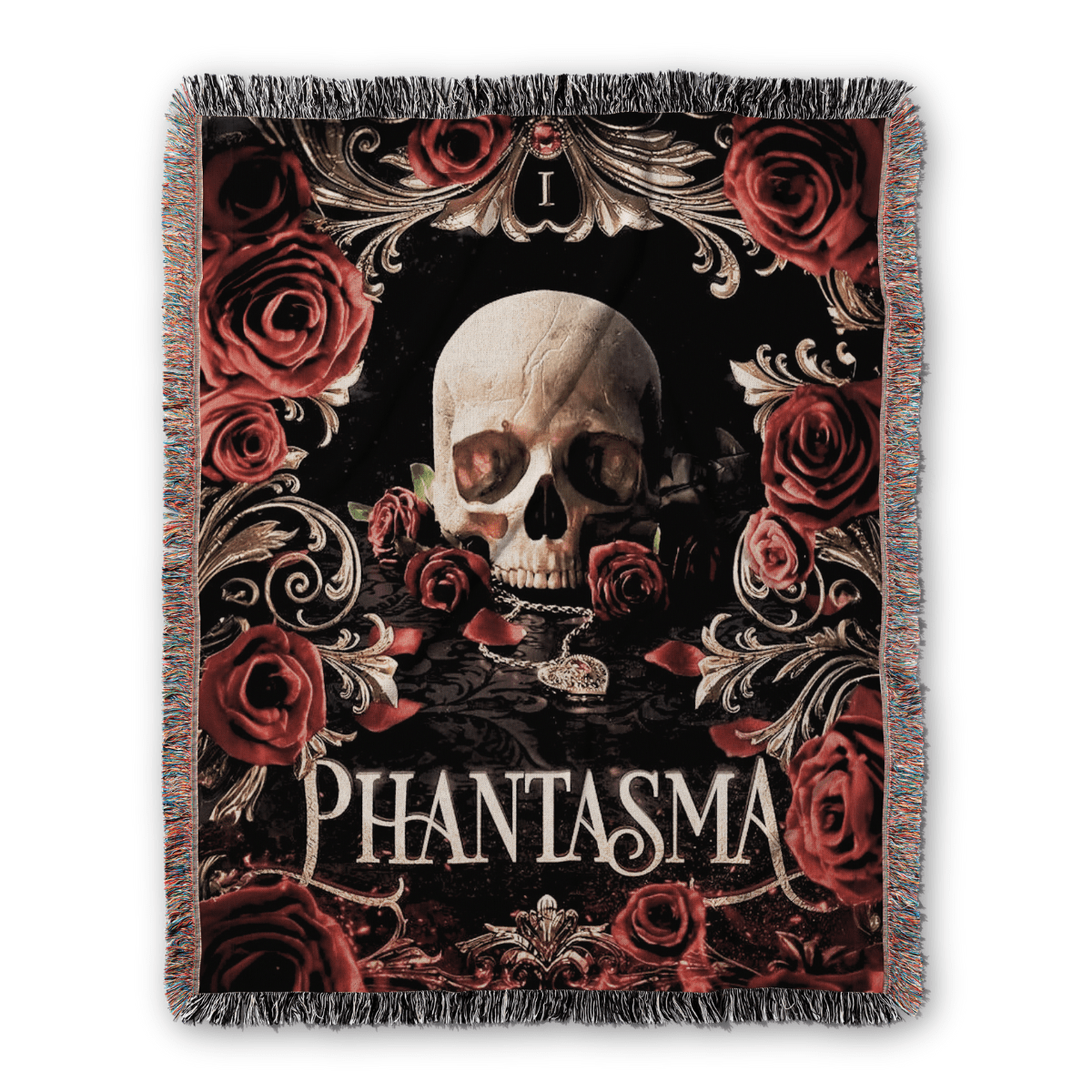 Phantasma – Officially Licensed Woven Tapestry Blanket - Offbeat Opulence