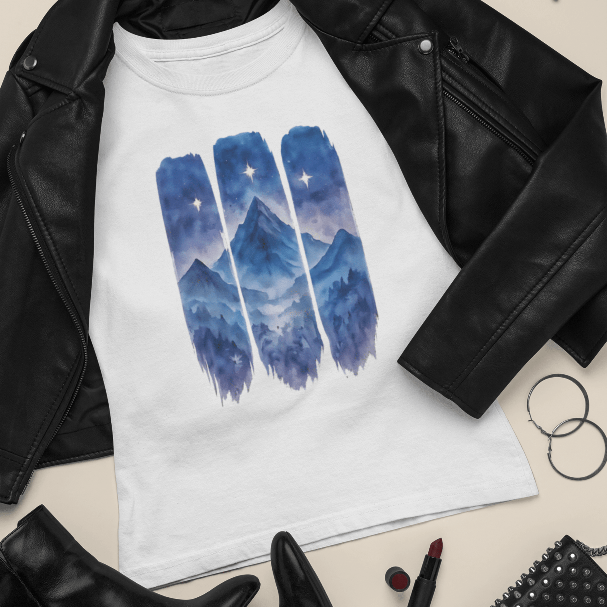 Ramiel Under Starlight T-Shirt – ACOTAR - Inspired Watercolor Tee - Offbeat Opulence