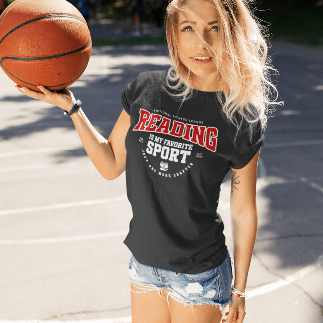 Reading Is My Favorite Sport T-Shirt – Bookish Athlete Tee - Offbeat Opulence