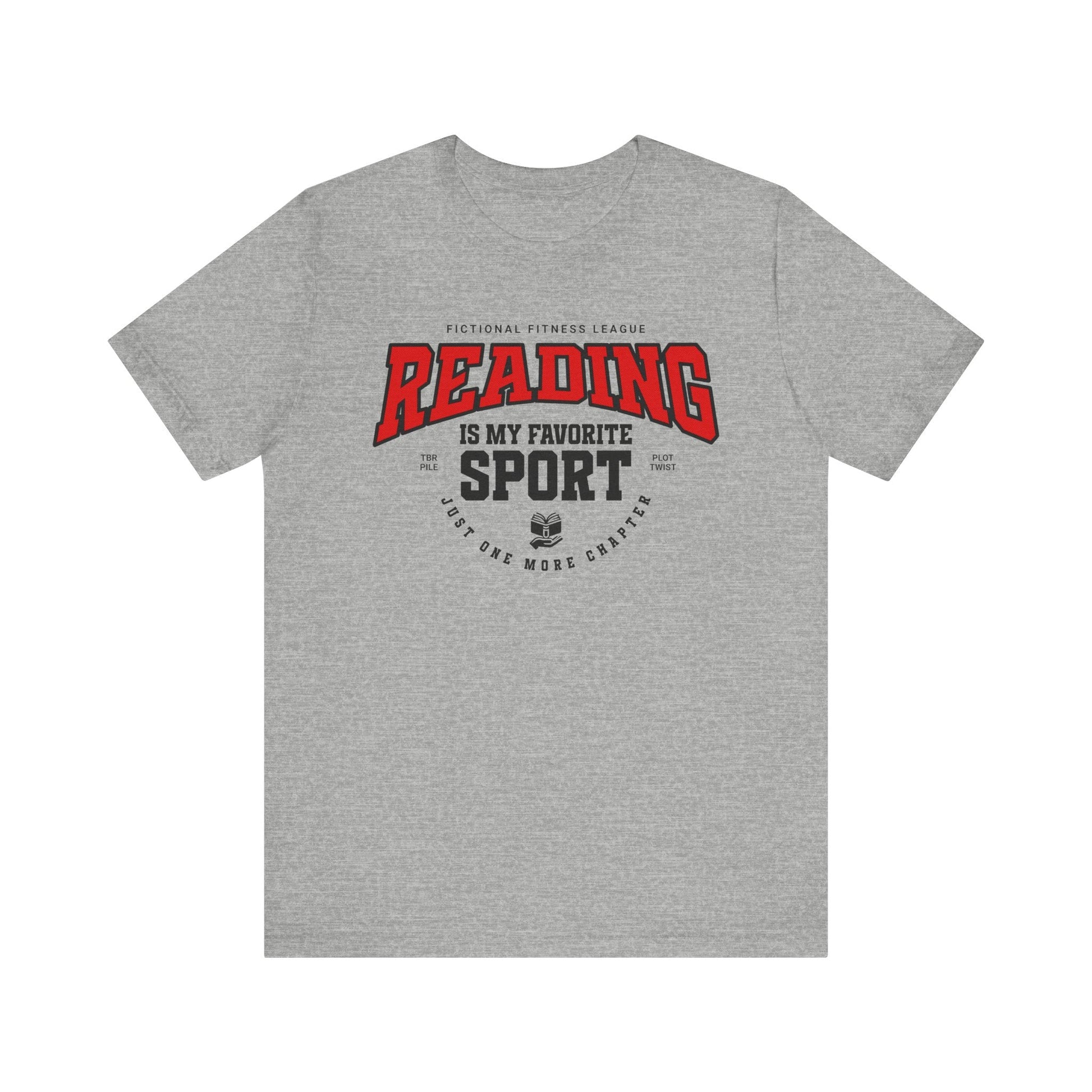 Reading Is My Favorite Sport T-Shirt – Bookish Athlete Tee - Offbeat Opulence