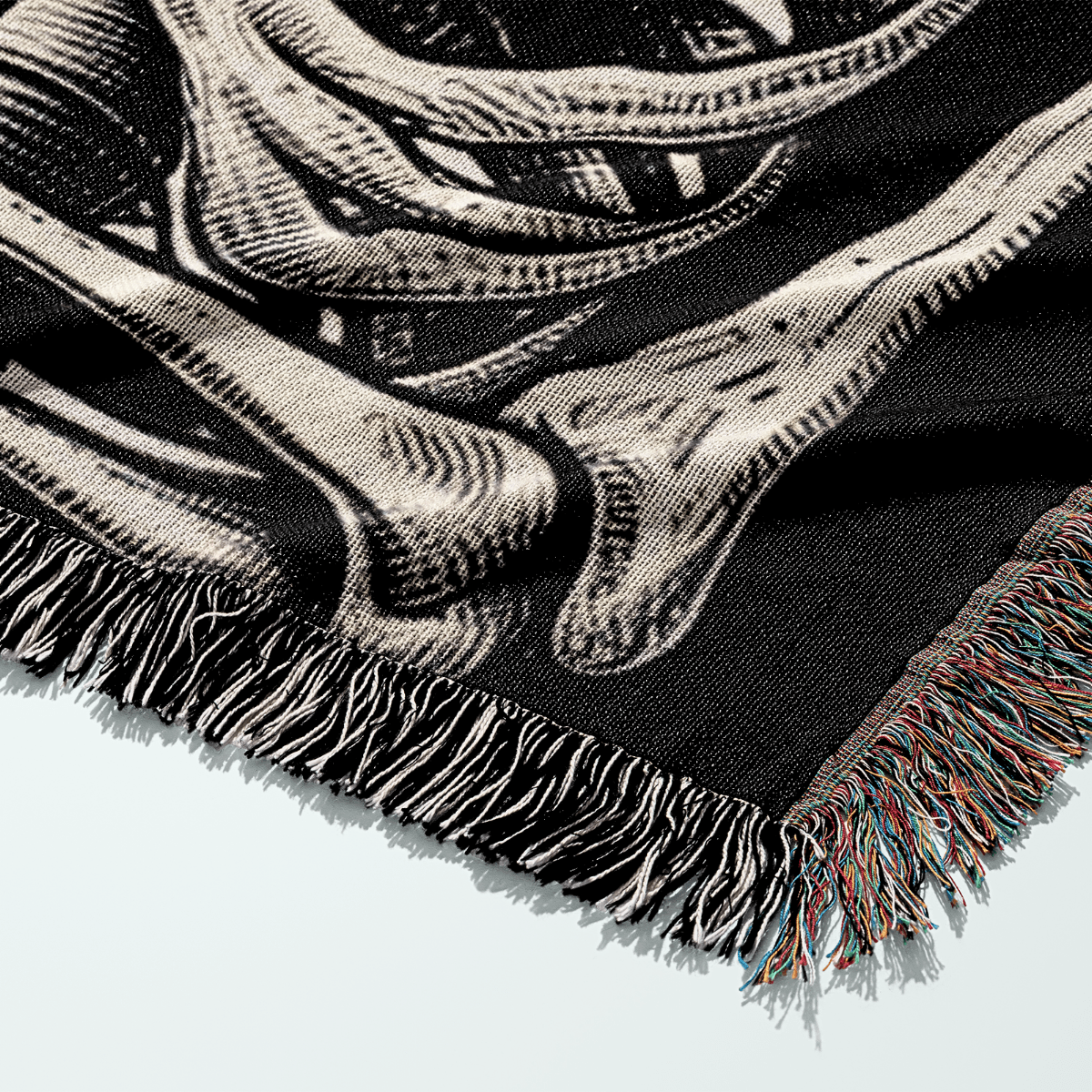 Rotting Gracefully – Woven Tapestry Blanket Gift for Readers - Offbeat Opulence