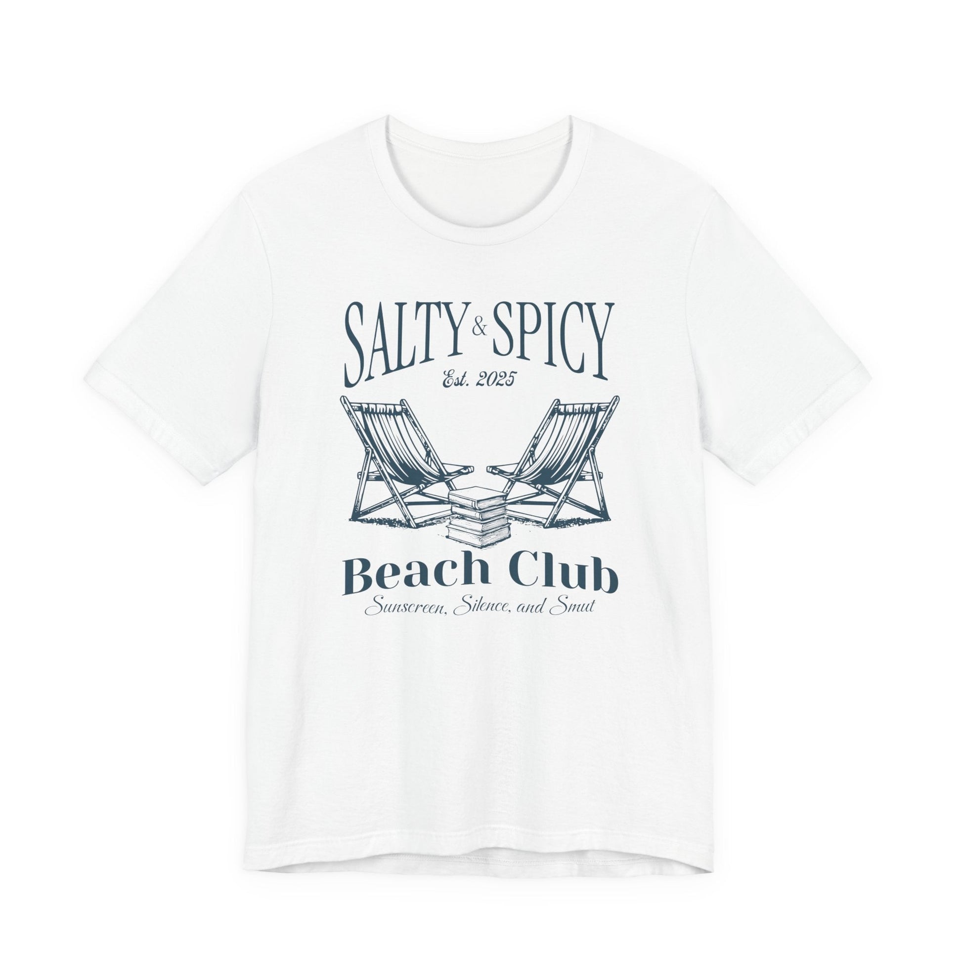 Salty & Spicy Reader Beach Club Tee - Offbeat Opulence
