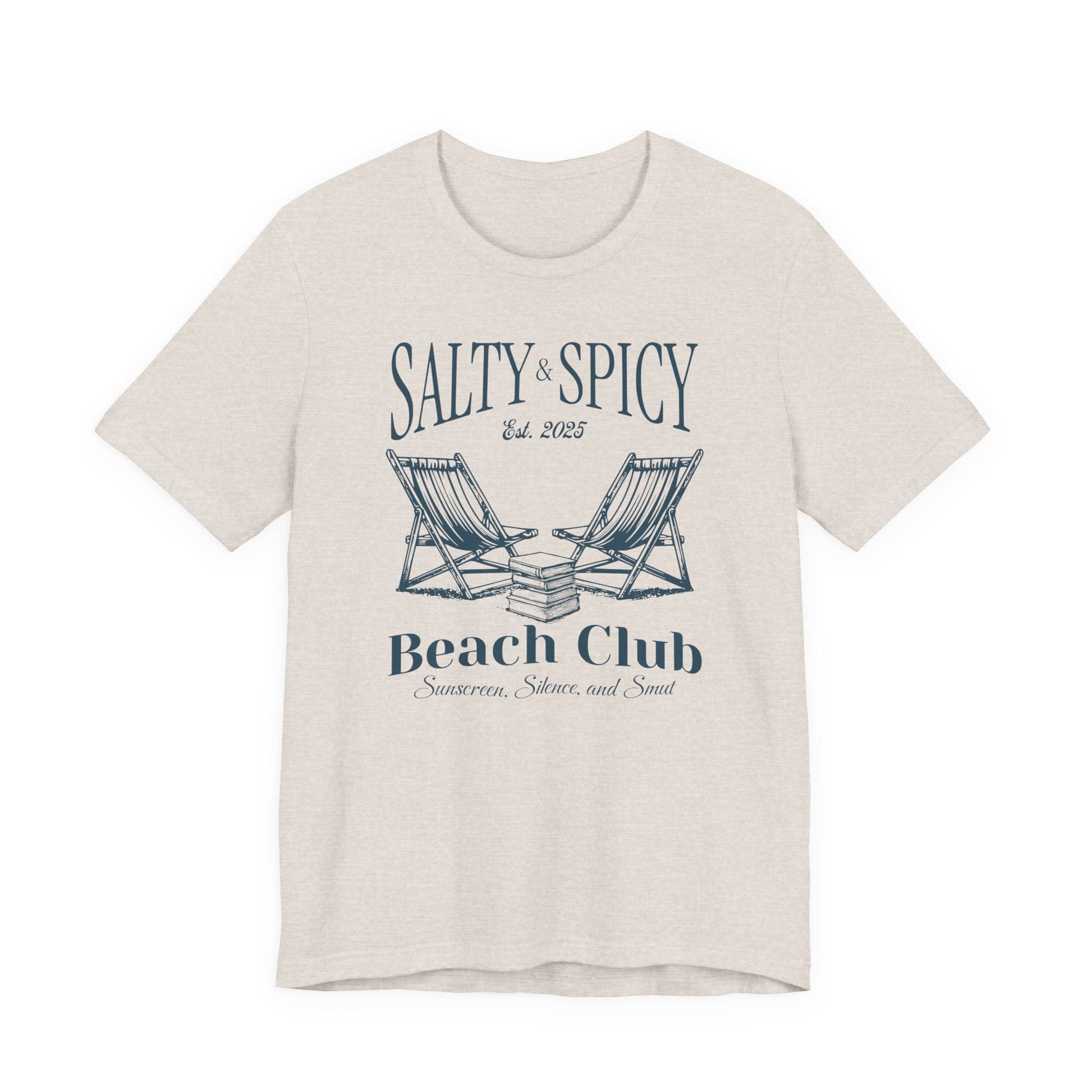 Salty & Spicy Reader Beach Club Tee - Offbeat Opulence