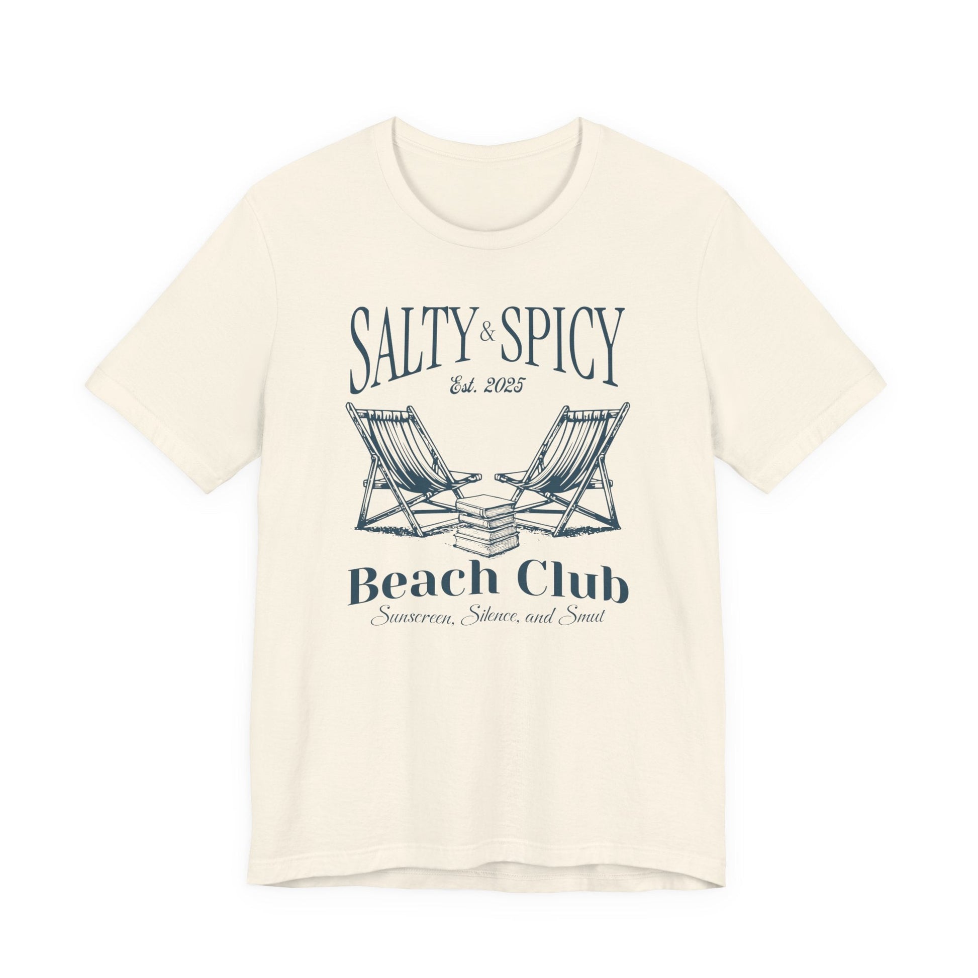 Salty & Spicy Reader Beach Club Tee - Offbeat Opulence