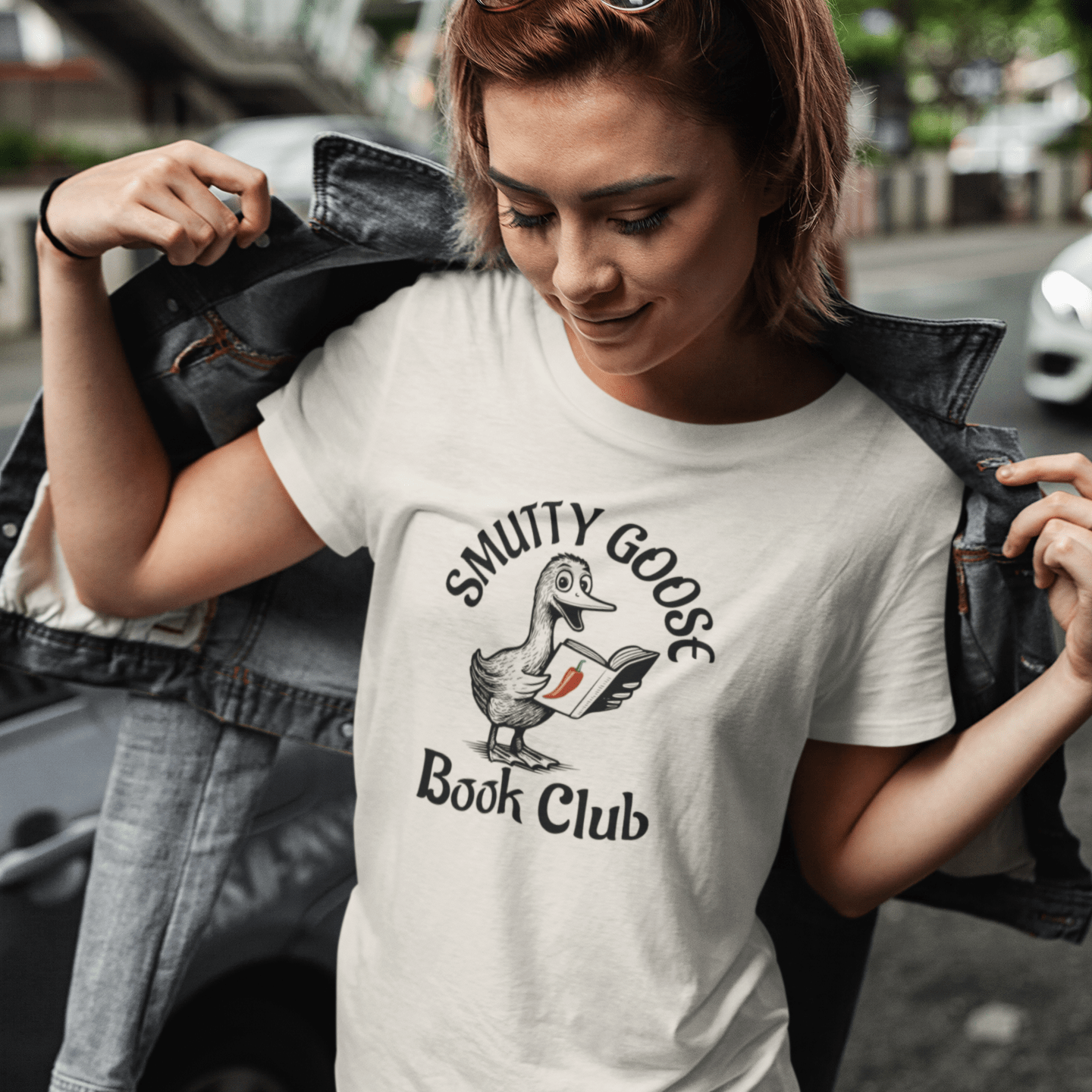 Smutty Goose Book Club T-Shirt – A Silly Goose Gone Spicy - Offbeat Opulence