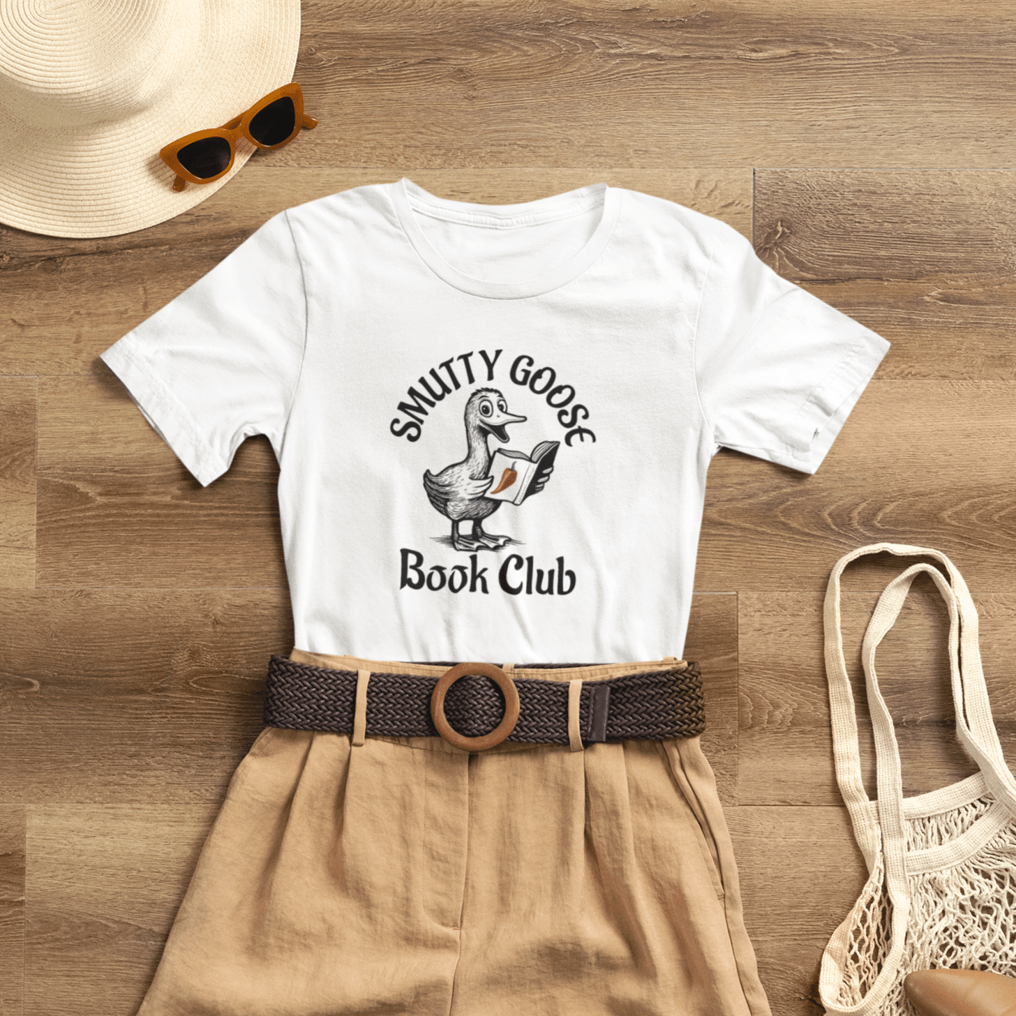 Smutty Goose Book Club T-Shirt – A Silly Goose Gone Spicy - Offbeat Opulence