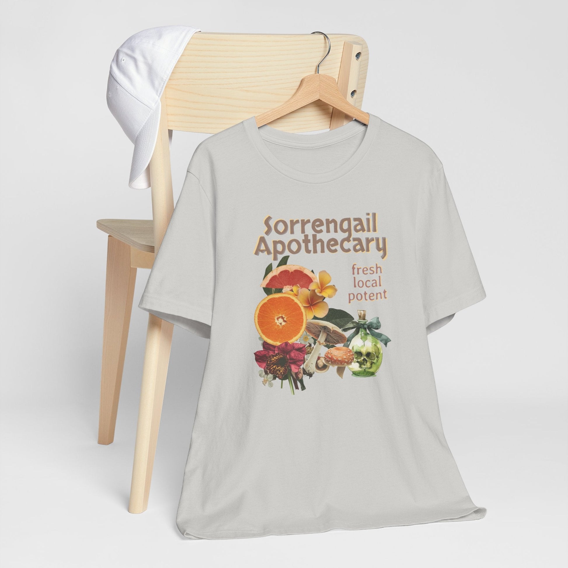 Sorrengail Apothecary T-Shirt – Fourth Wing - Inspired Cottagecore Chaos Tee - Offbeat Opulence