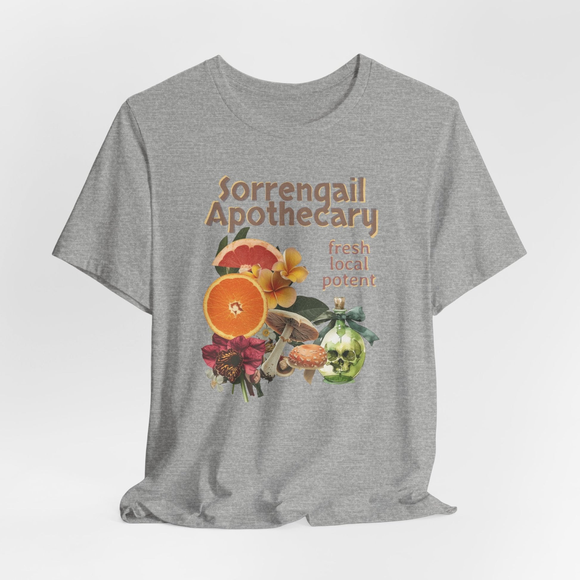 Sorrengail Apothecary T-Shirt – Fourth Wing - Inspired Cottagecore Chaos Tee - Offbeat Opulence