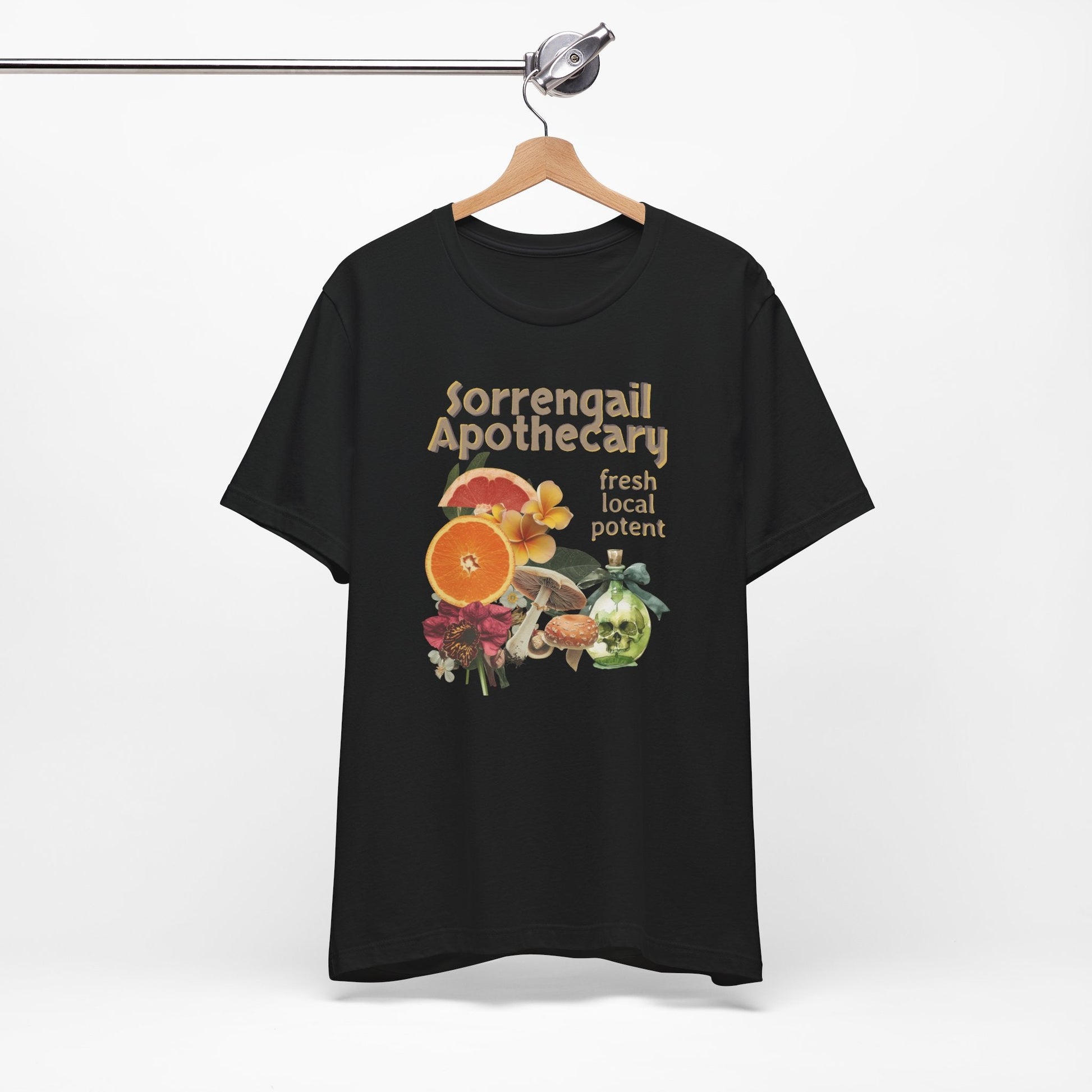 Sorrengail Apothecary T-Shirt – Fourth Wing - Inspired Cottagecore Chaos Tee - Offbeat Opulence