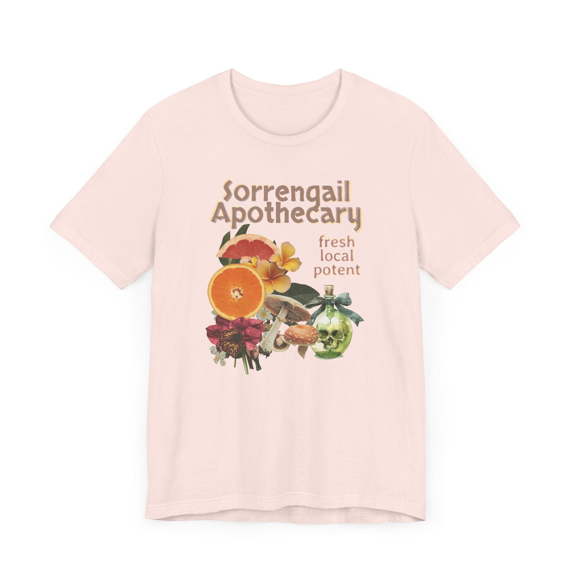Sorrengail Apothecary T-Shirt – Fourth Wing - Inspired Cottagecore Chaos Tee - Offbeat Opulence