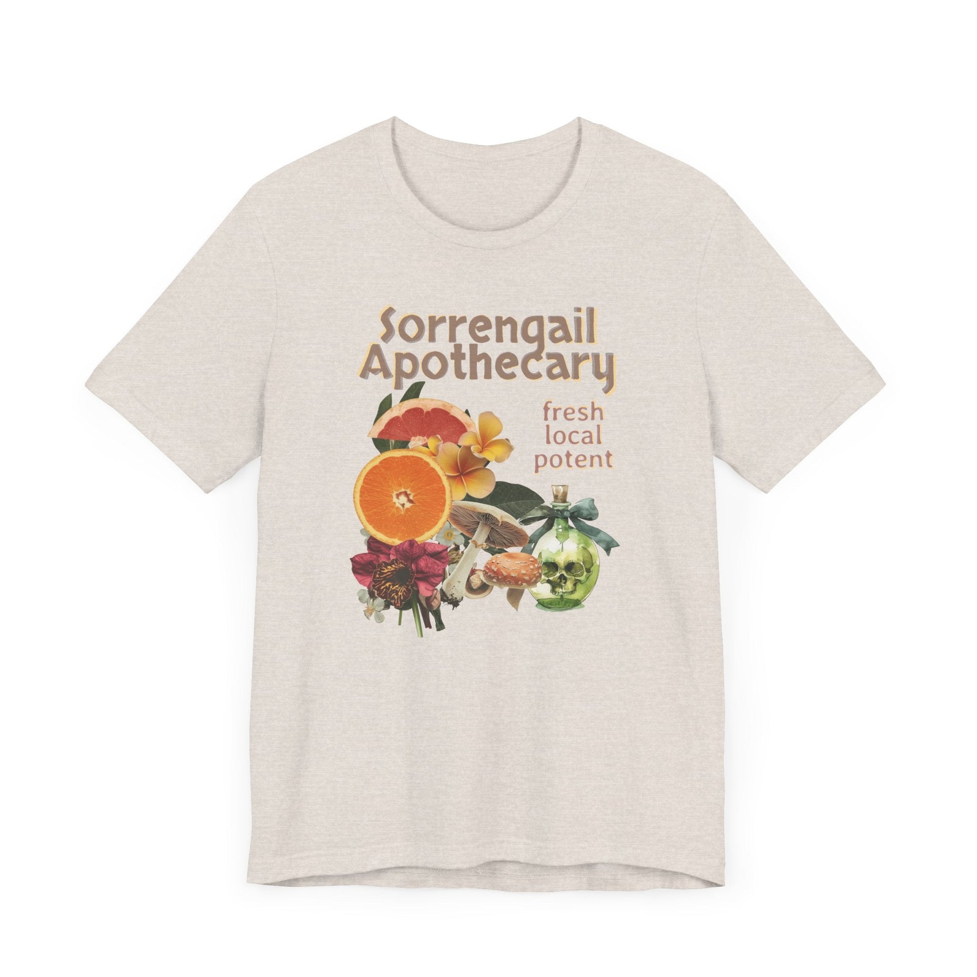 Sorrengail Apothecary T-Shirt – Fourth Wing - Inspired Cottagecore Chaos Tee - Offbeat Opulence