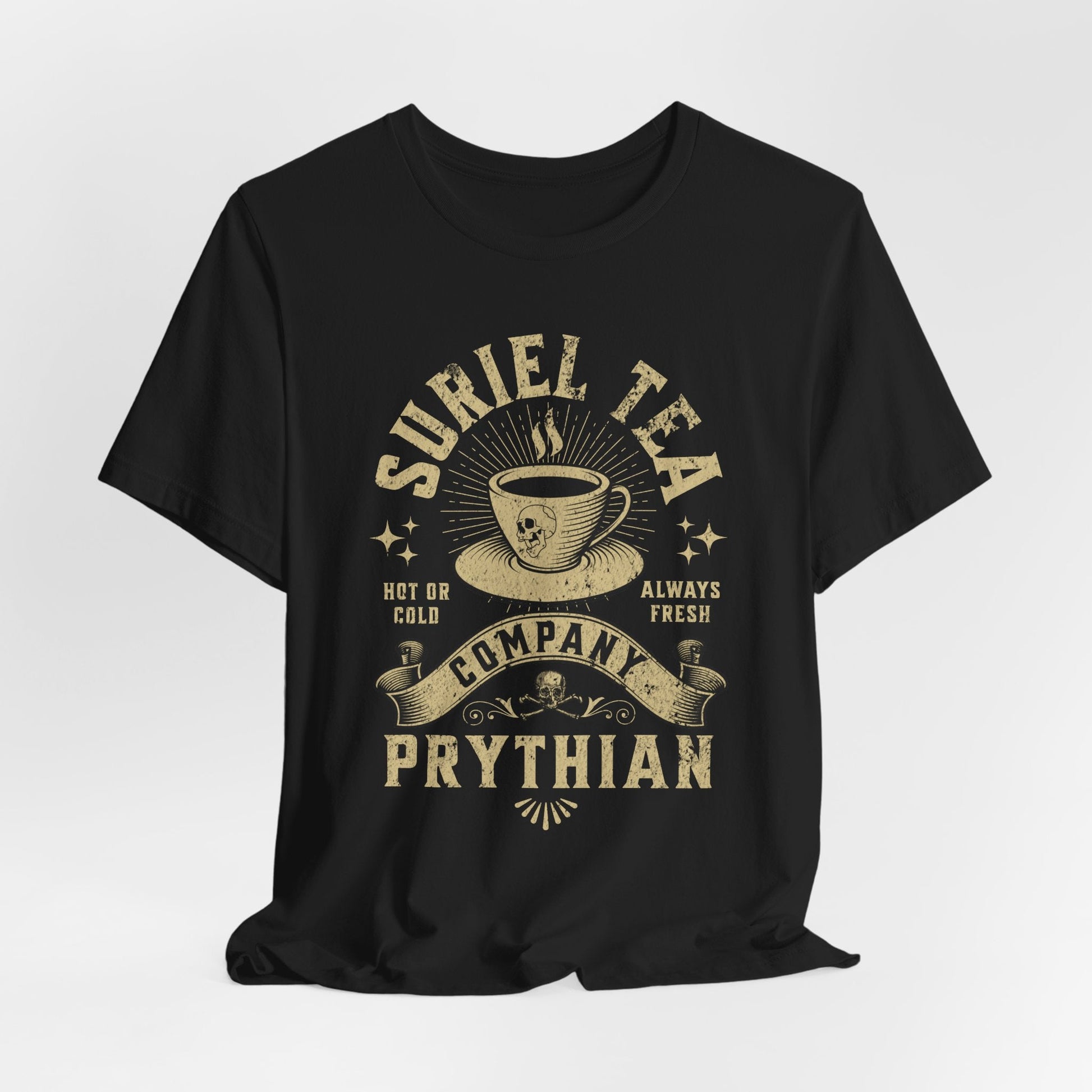 Suriel Tea Company T-Shirt – ACOTAR - Inspired Spicy Gossip Graphic Tee - Offbeat Opulence