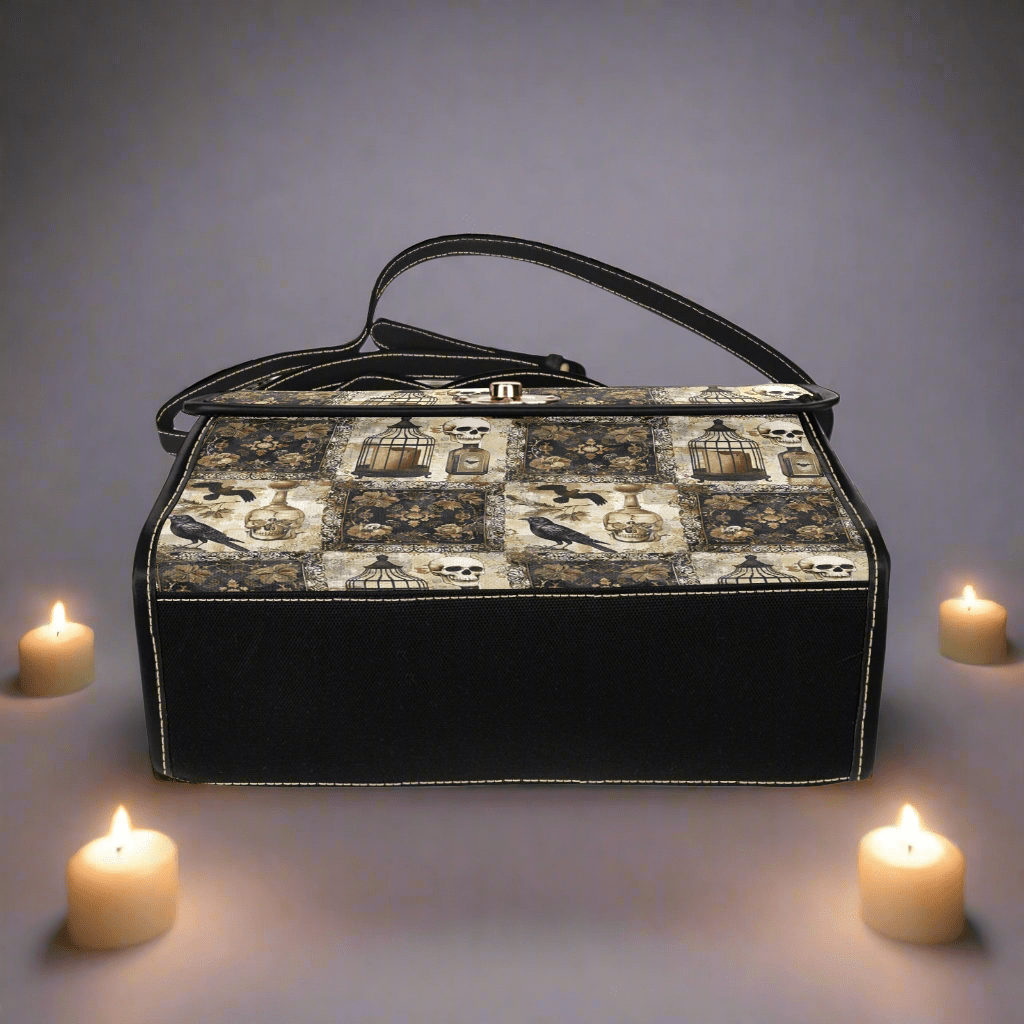 Victorian Gothic Handbag – Dark Elegance Meets Everyday Function - Offbeat Opulence